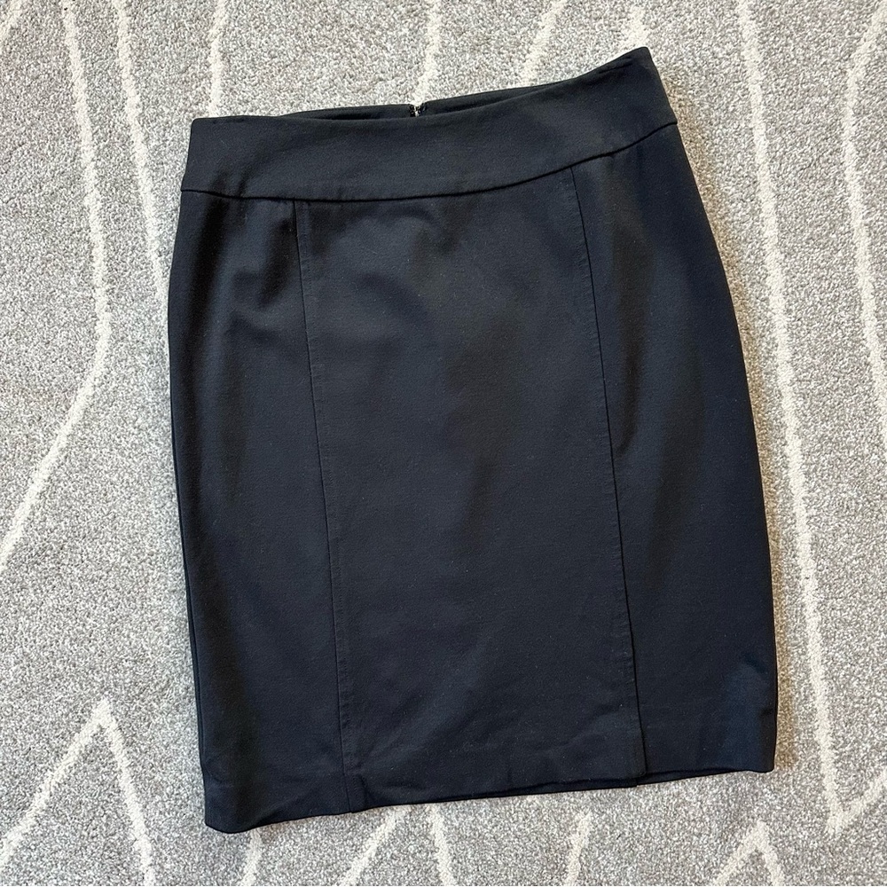 Halogen Black Stretch Pencil Skirt